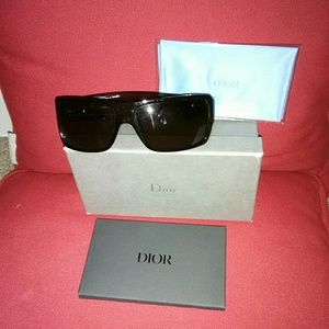 DIOR Sunglasses with Box Care Card and Cloth